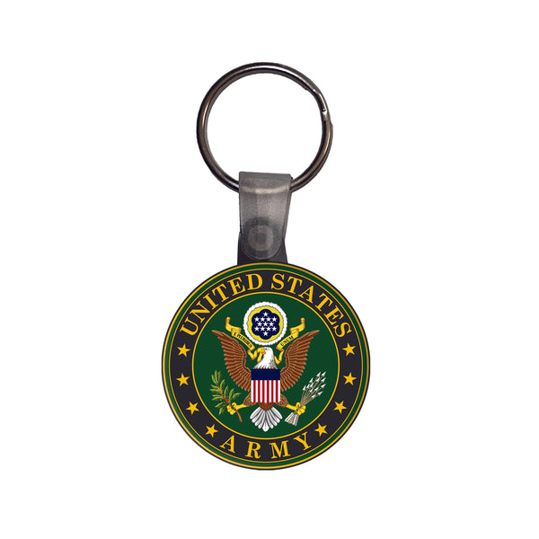 Officially Licensed Keychain with United States Army Emblem